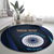 Custom India Cricket Round Carpet 2024 World Cup Go Men in Blue
