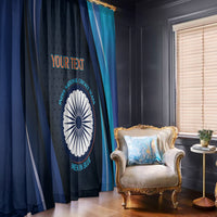 Custom India Cricket Window Curtain 2024 World Cup Go Men in Blue - Wonder Print Shop