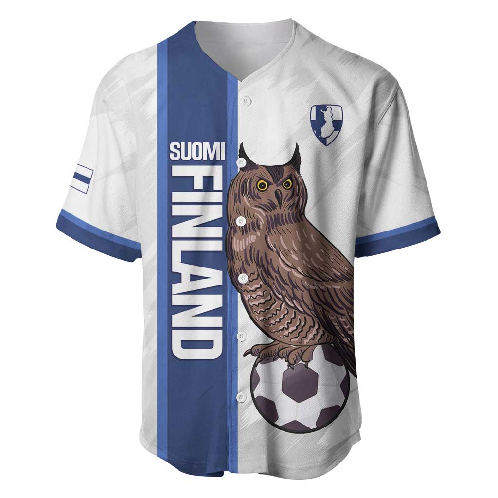 Custom Finland Football Baseball Jersey Suomi Come On Huuhkajat