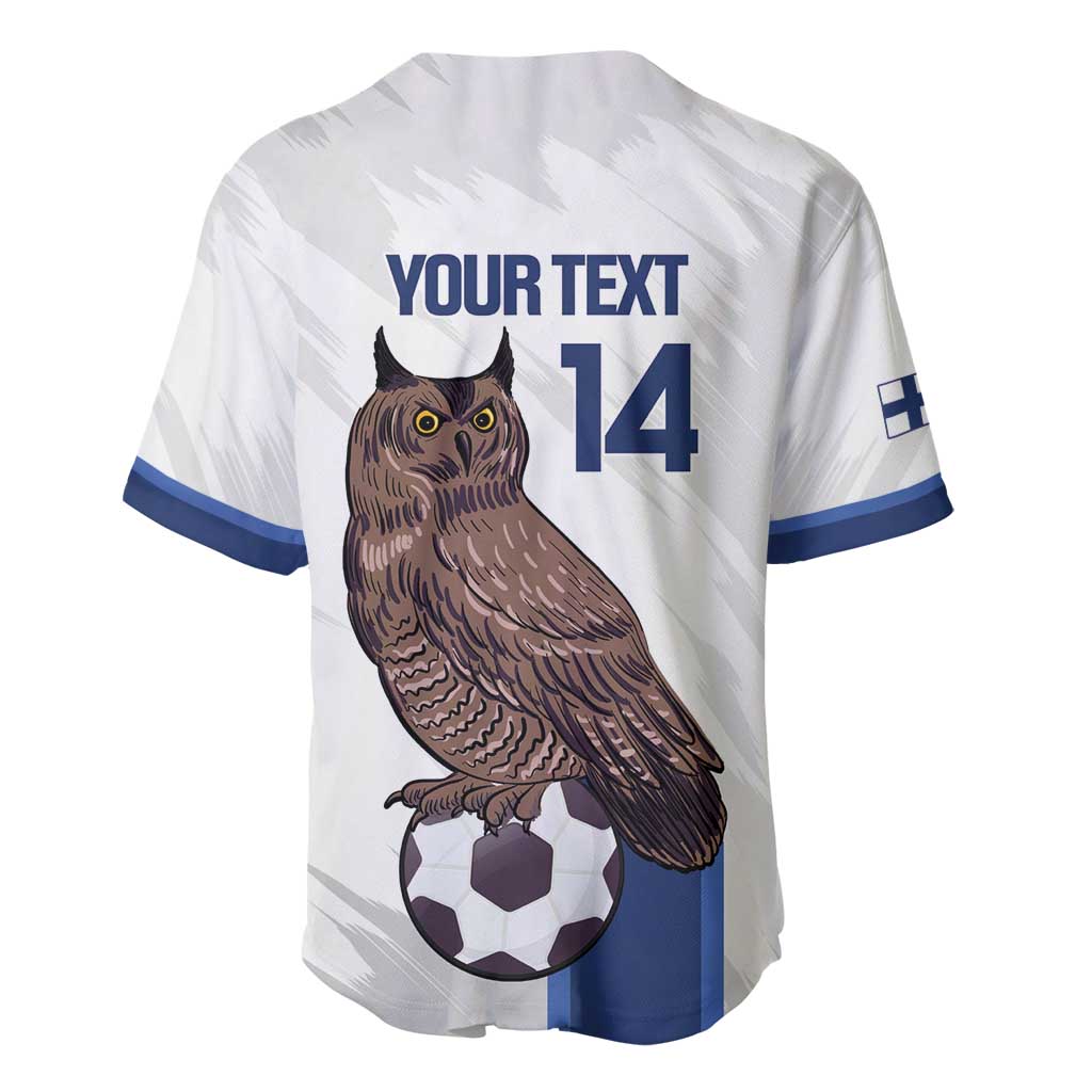 Custom Finland Football Baseball Jersey Suomi Come On Huuhkajat