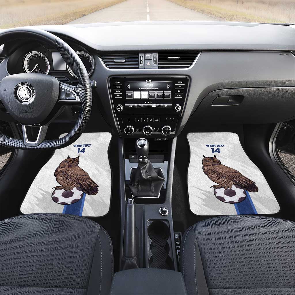Custom Finland Football Car Mats Suomi Come On Huuhkajat