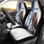 Custom Finland Football Car Seat Cover Suomi Come On Huuhkajat