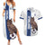 Custom Finland Football Couples Matching Summer Maxi Dress and Hawaiian Shirt Suomi Come On Huuhkajat