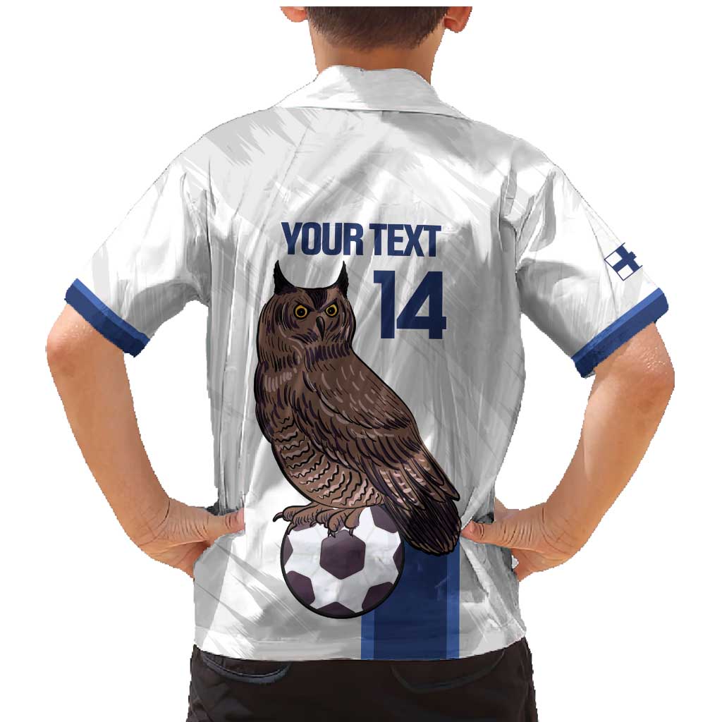 Custom Finland Football Family Matching Mermaid Dress and Hawaiian Shirt Suomi Come On Huuhkajat