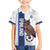 Custom Finland Football Family Matching Off The Shoulder Long Sleeve Dress and Hawaiian Shirt Suomi Come On Huuhkajat