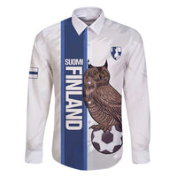 Custom Finland Football Family Matching Off Shoulder Short Dress and Hawaiian Shirt Suomi Come On Huuhkajat
