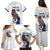 Custom Finland Football Family Matching Puletasi and Hawaiian Shirt Suomi Come On Huuhkajat