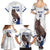 Custom Finland Football Family Matching Summer Maxi Dress and Hawaiian Shirt Suomi Come On Huuhkajat