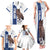 Custom Finland Football Family Matching Tank Maxi Dress and Hawaiian Shirt Suomi Come On Huuhkajat
