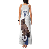 Custom Finland Football Family Matching Tank Maxi Dress and Hawaiian Shirt Suomi Come On Huuhkajat