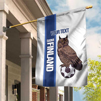 Custom Finland Football Garden Flag Suomi Come On Huuhkajat
