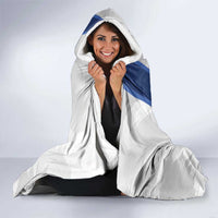 Custom Finland Football Hooded Blanket Suomi Come On Huuhkajat