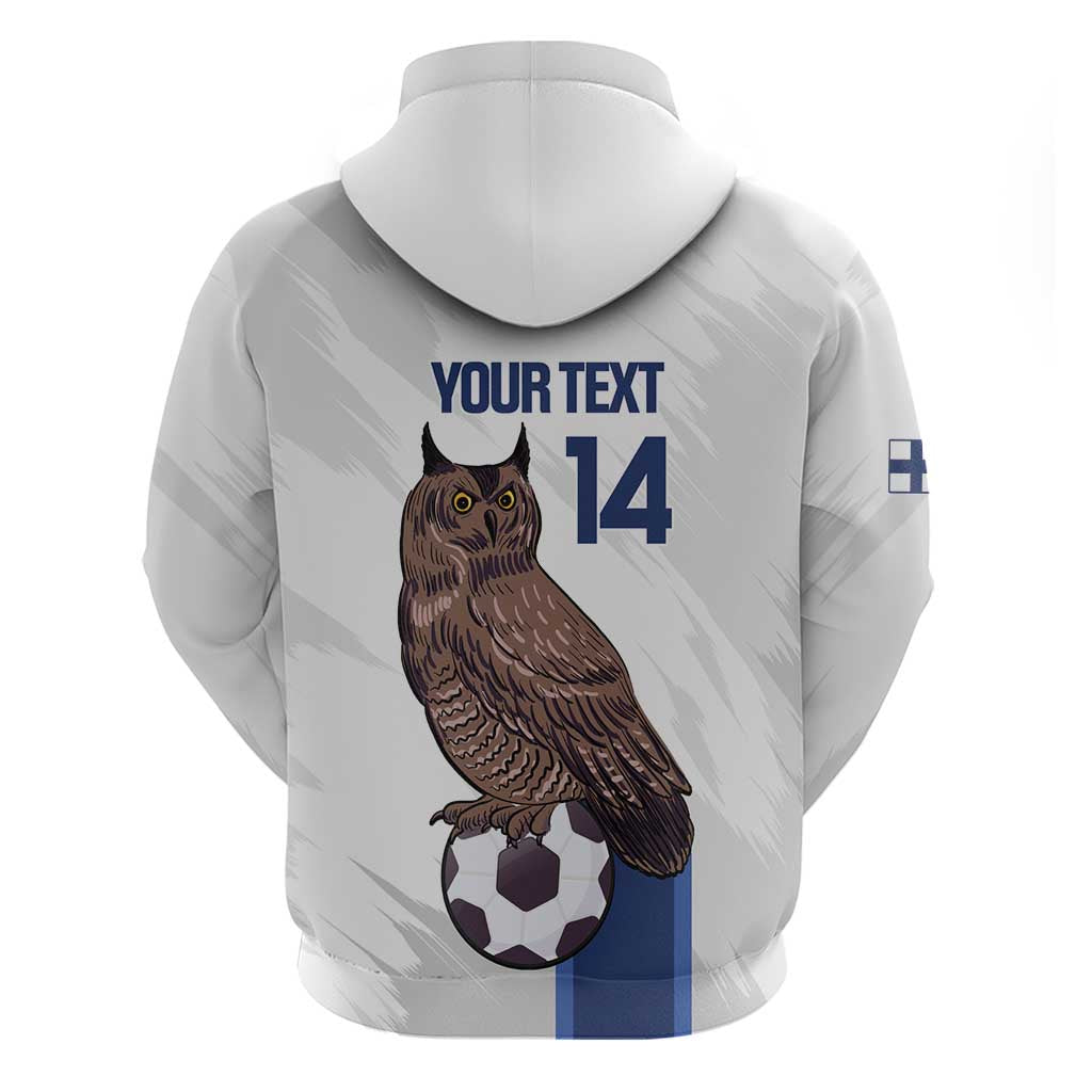 Custom Finland Football Hoodie Suomi Come On Huuhkajat