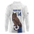 Custom Finland Football Long Sleeve Polo Shirt Suomi Come On Huuhkajat