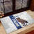 Custom Finland Football Rubber Doormat Suomi Come On Huuhkajat