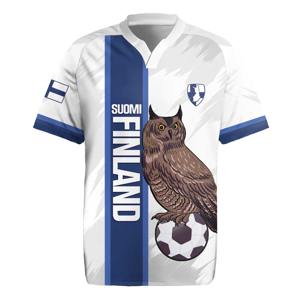 Custom Finland Football Rugby Jersey Suomi Come On Huuhkajat