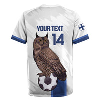 Custom Finland Football Rugby Jersey Suomi Come On Huuhkajat