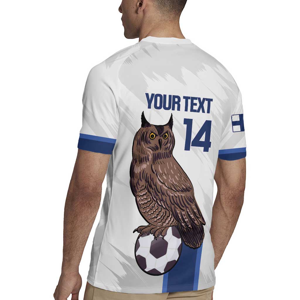 Custom Finland Football Rugby Jersey Suomi Come On Huuhkajat