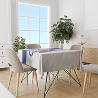 Custom Finland Football Tablecloth Suomi Come On Huuhkajat