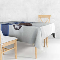 Custom Finland Football Tablecloth Suomi Come On Huuhkajat