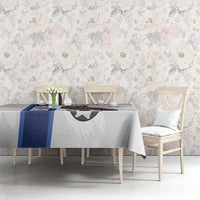 Custom Finland Football Tablecloth Suomi Come On Huuhkajat