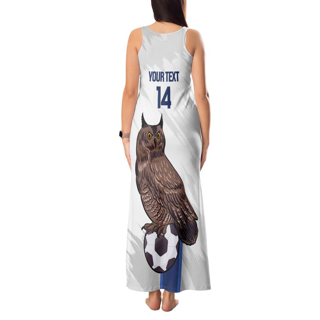 Custom Finland Football Tank Maxi Dress Suomi Come On Huuhkajat