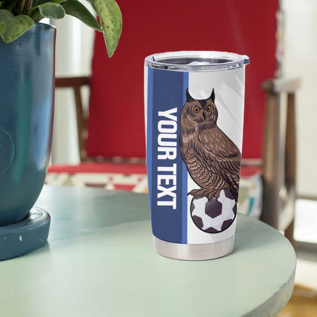 Custom Finland Football Tumbler Cup Suomi Come On Huuhkajat