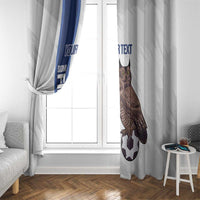 Custom Finland Football Window Curtain Suomi Come On Huuhkajat