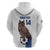 Custom Finland Football Zip Hoodie Suomi Come On Huuhkajat