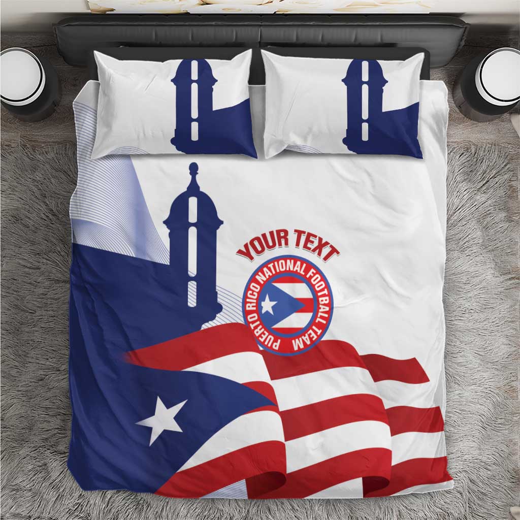 Custom Puerto Rico Football Bedding Set Vamos Los Boricuas