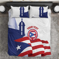 Custom Puerto Rico Football Bedding Set Vamos Los Boricuas