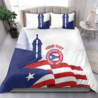 Custom Puerto Rico Football Bedding Set Vamos Los Boricuas