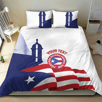Custom Puerto Rico Football Bedding Set Vamos Los Boricuas