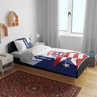Custom Puerto Rico Football Bedding Set Vamos Los Boricuas