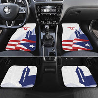 Custom Puerto Rico Football Car Mats Vamos Los Boricuas