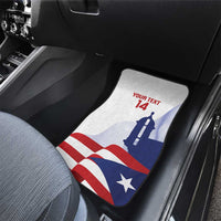 Custom Puerto Rico Football Car Mats Vamos Los Boricuas