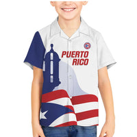 Custom Puerto Rico Football Family Matching Mermaid Dress and Hawaiian Shirt Vamos Los Boricuas