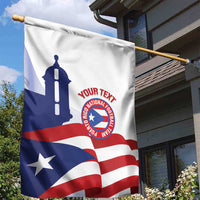Custom Puerto Rico Football Garden Flag Vamos Los Boricuas