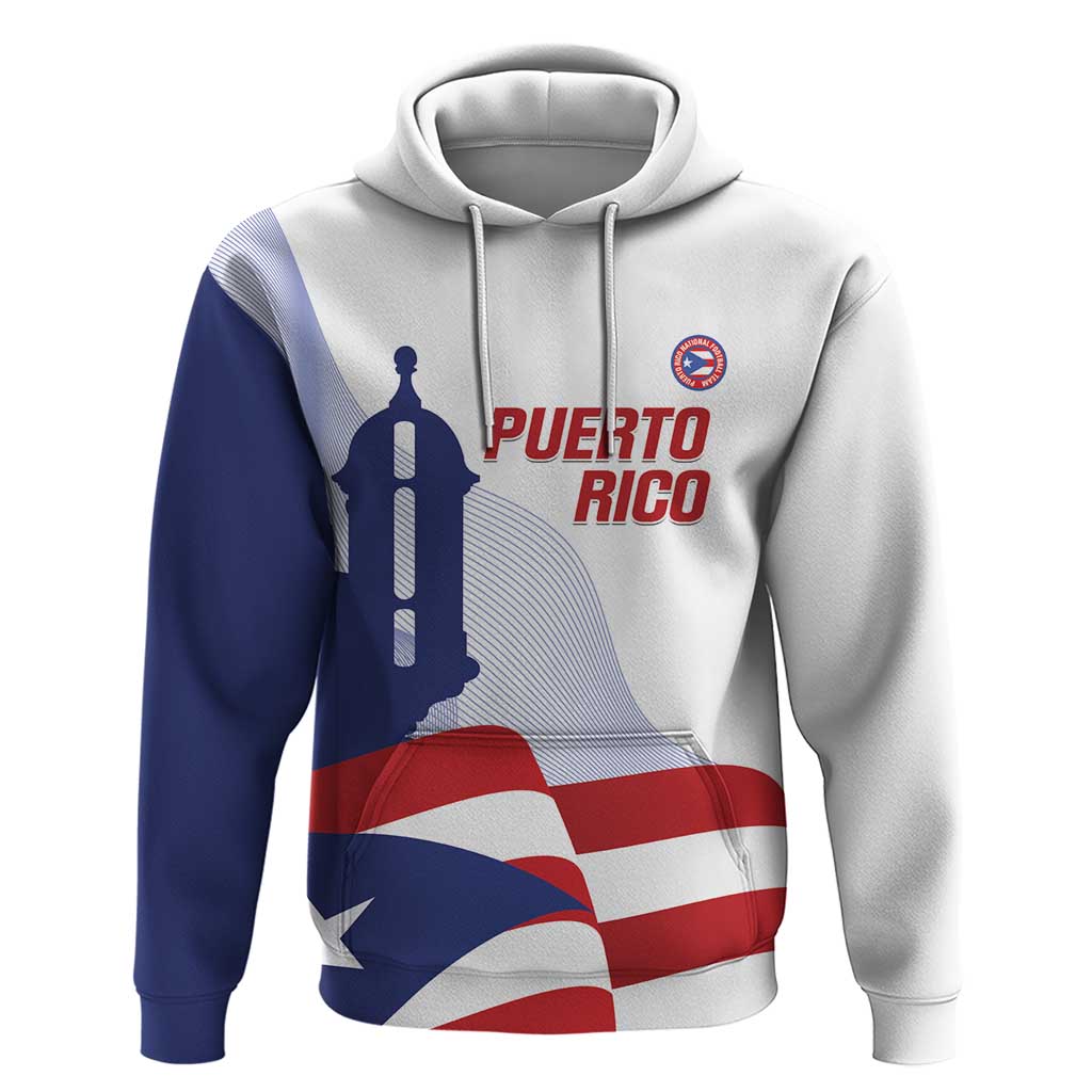 Custom Puerto Rico Football Hoodie Vamos Los Boricuas