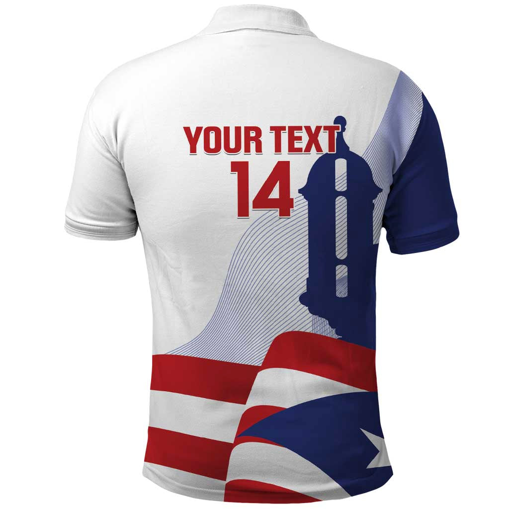 Custom Puerto Rico Football Polo Shirt Vamos Los Boricuas