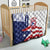 Custom Puerto Rico Football Quilt Vamos Los Boricuas