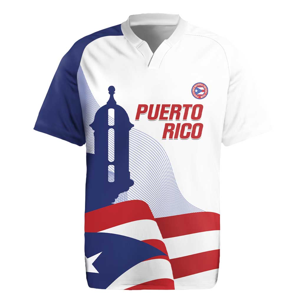 Custom Puerto Rico Football Rugby Jersey Vamos Los Boricuas