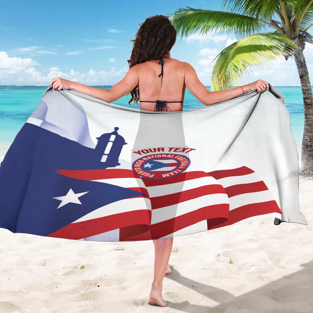 Custom Puerto Rico Football Sarong Vamos Los Boricuas