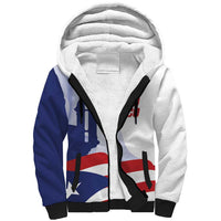 Custom Puerto Rico Football Sherpa Hoodie Vamos Los Boricuas