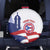 Custom Puerto Rico Football Spare Tire Cover Vamos Los Boricuas