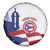 Custom Puerto Rico Football Spare Tire Cover Vamos Los Boricuas