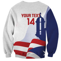 Custom Puerto Rico Football Sweatshirt Vamos Los Boricuas