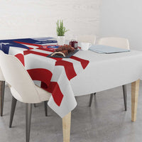 Custom Puerto Rico Football Tablecloth Vamos Los Boricuas