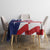 Custom Puerto Rico Football Tablecloth Vamos Los Boricuas