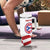Custom Puerto Rico Football Tumbler With Handle Vamos Los Boricuas